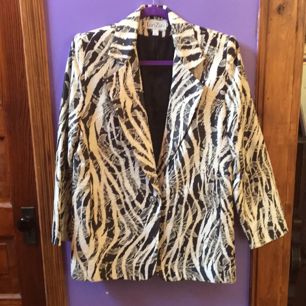 Sparkling Rhinestones Lori zoni blazer